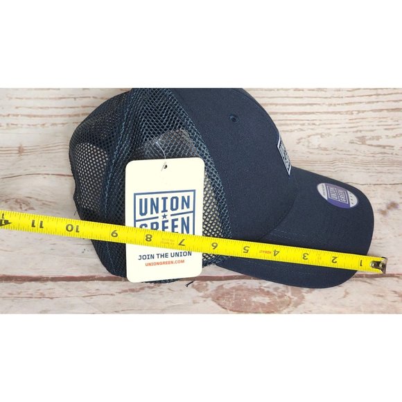 Union Green UG Navy/Navy Mesh Back Adjustable Snapback Hat - Join the Union! - Picture 6 of 16